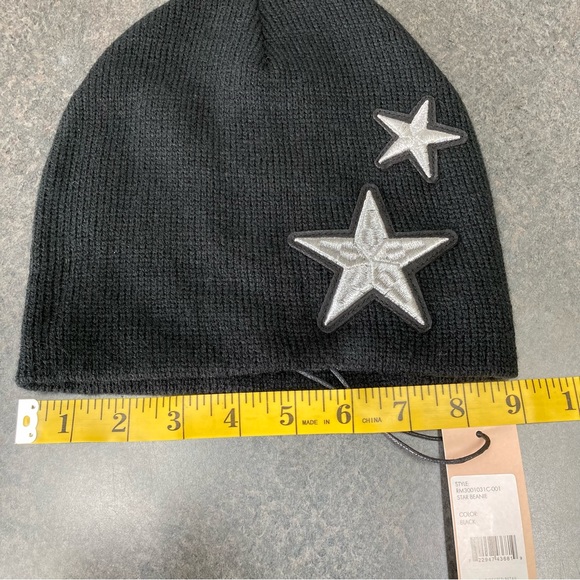Rebecca Minkoff Black Star Beanie NWT - Picture 7 of 9